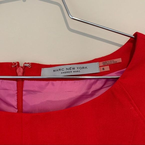 Red Marc New York by Andrew Marc Dress Size 6 - Picture 5 of 9